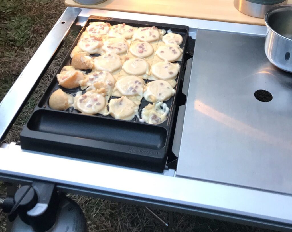 スノーピーク 雪峰苑 たこ焼きプレートの紹介 キャンプ料理の幅を広げてくれる救世主 たまに一眼レフで撮る関西オートキャンプ場