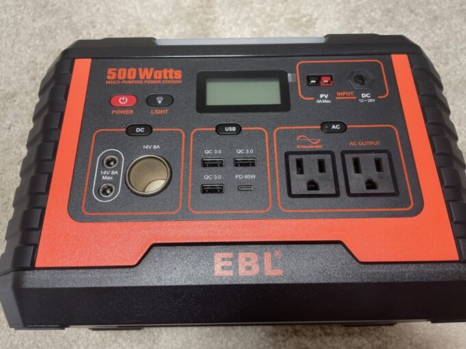 EBL ポータブル電源 MP500