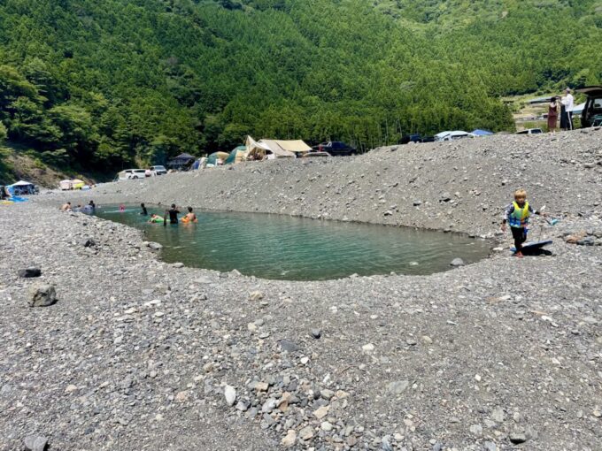 谷瀬つり橋オートキャンプ場