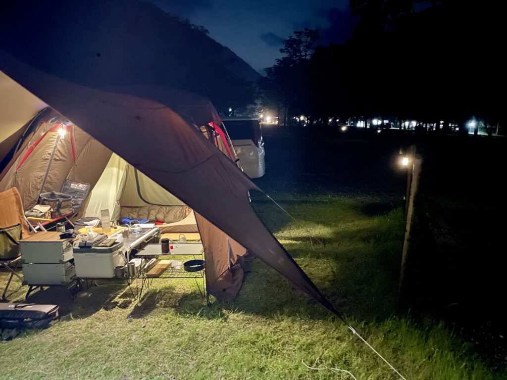 かもしか葛川森のキャンプ場