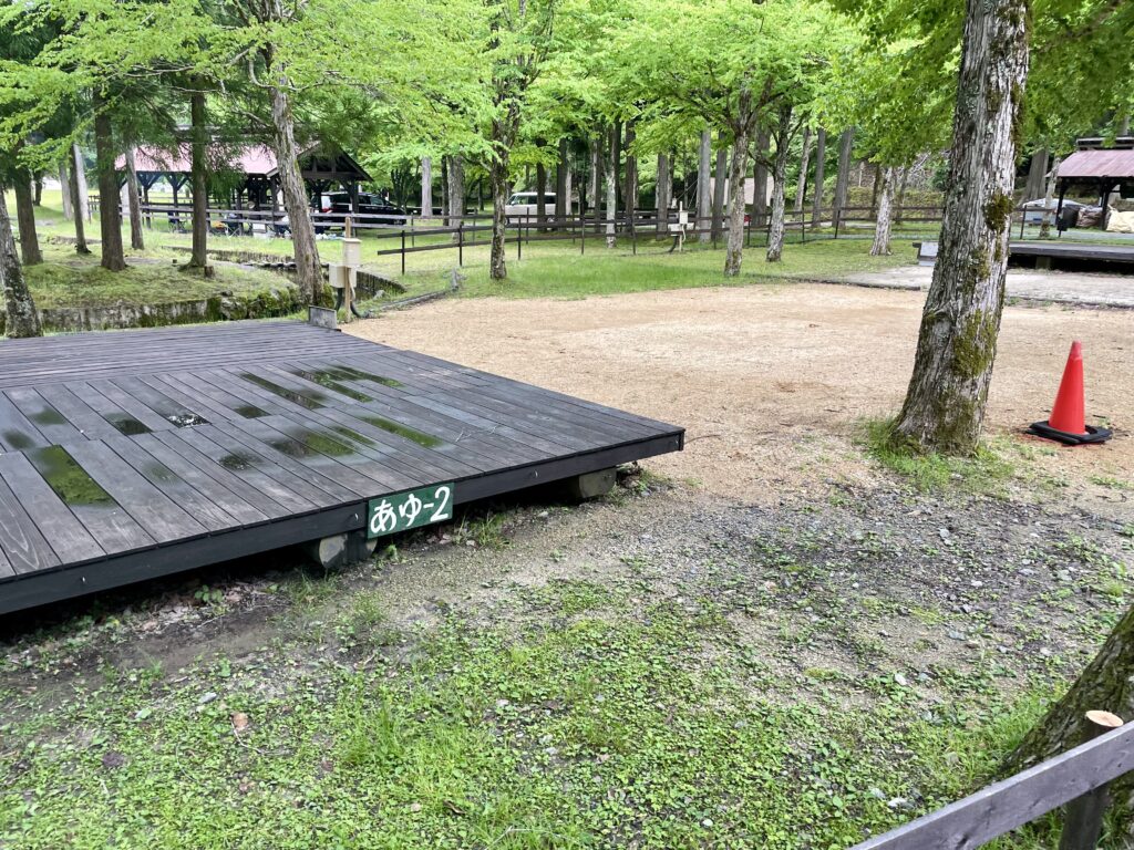 かもしか葛川森のキャンプ場