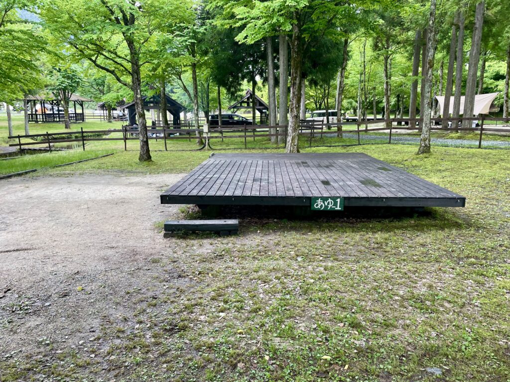 かもしか葛川森のキャンプ場